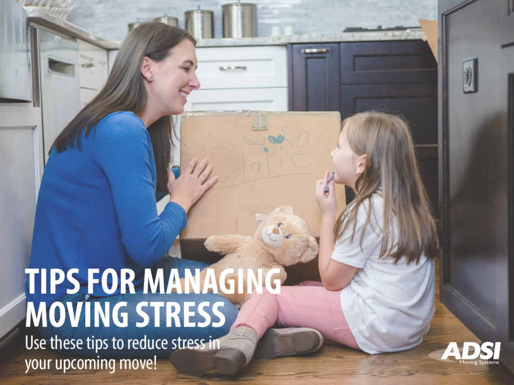 Tips for managing moving stress